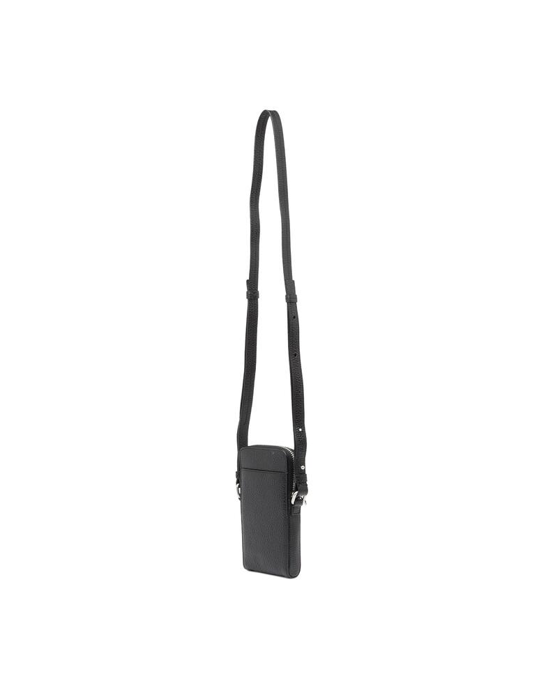 rinascente Kenzo Grained leather phone holder with logo