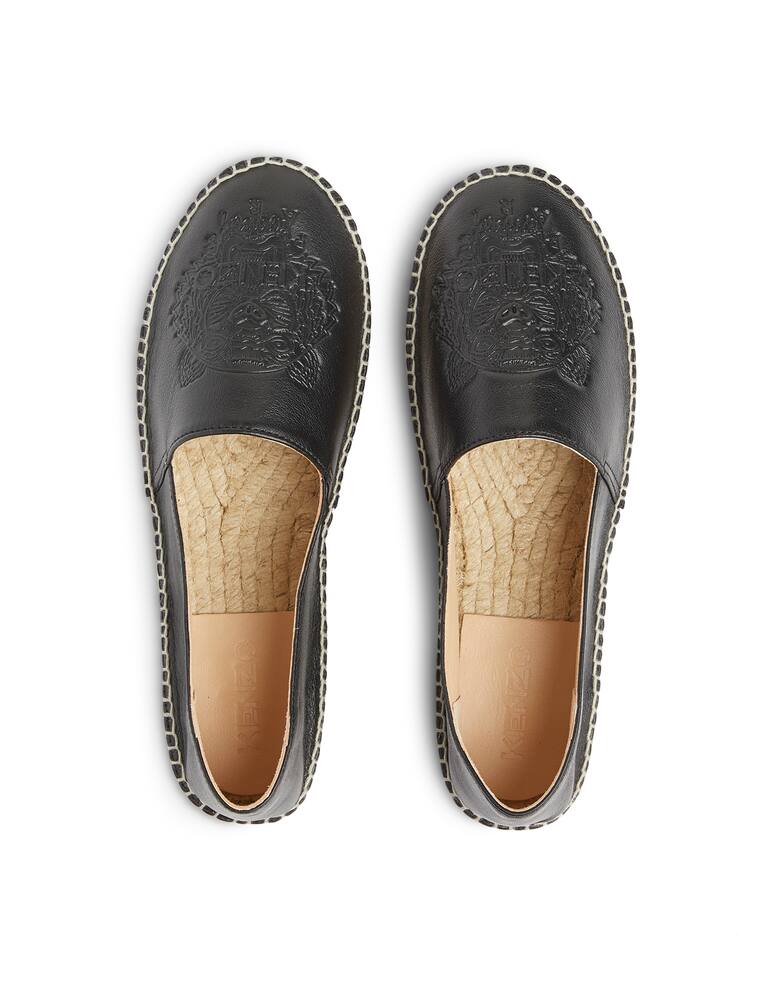 rinascente Kenzo Leather espadrillas - black