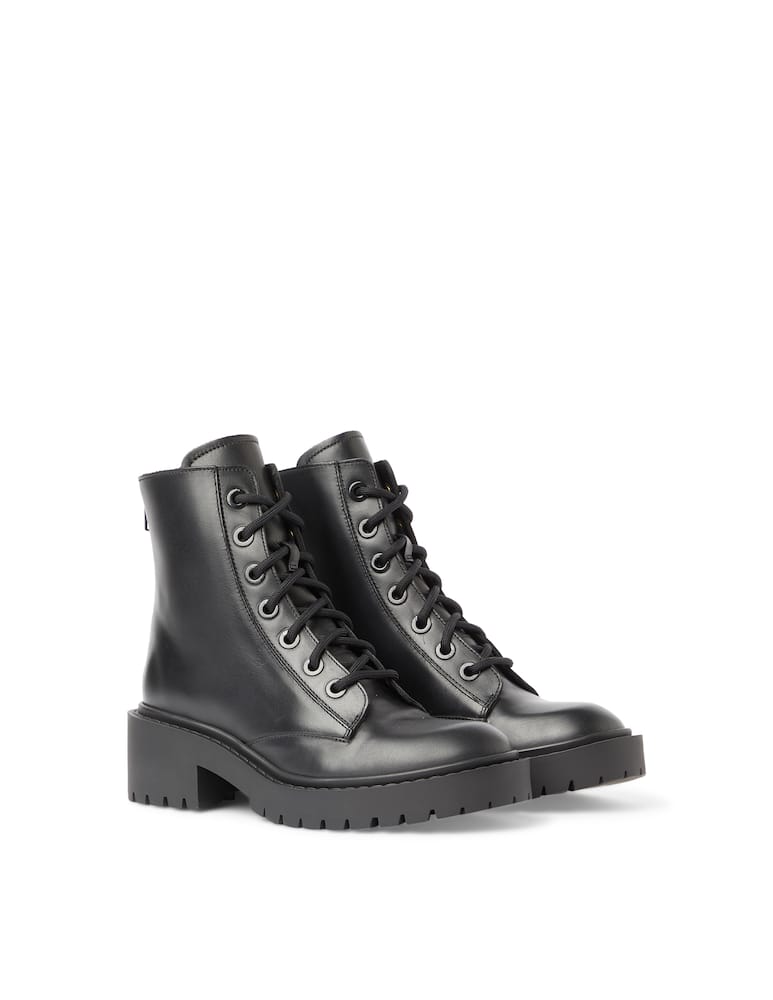 rinascente Kenzo Leather combat boots