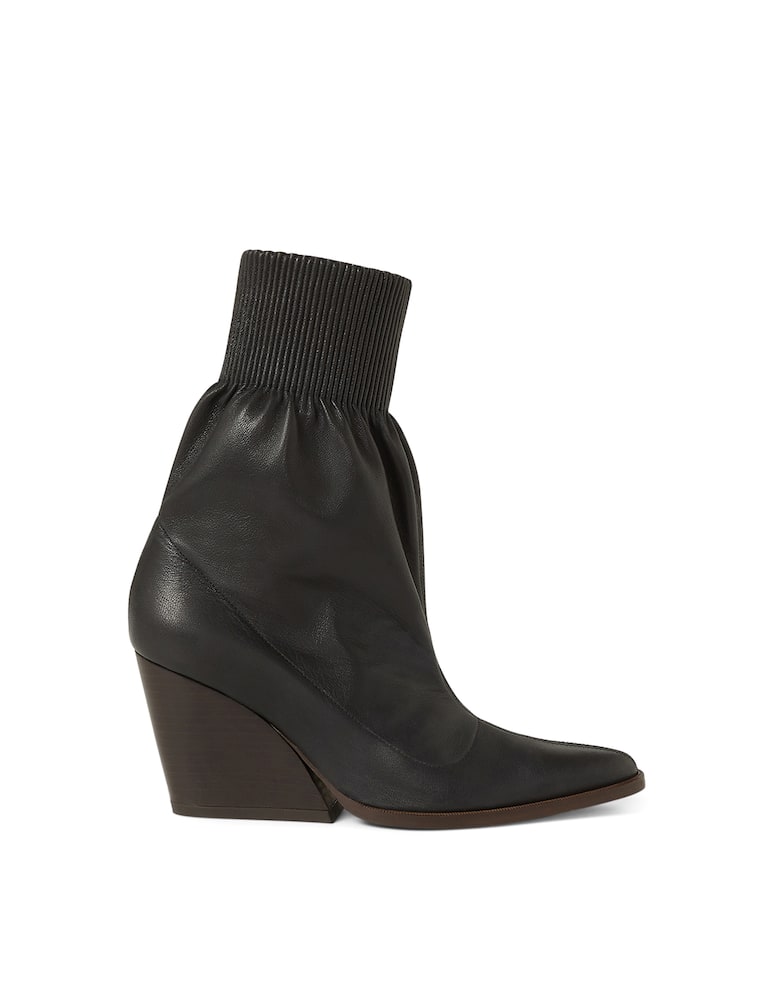 rinascente Kenzo Billow leather ankle boots