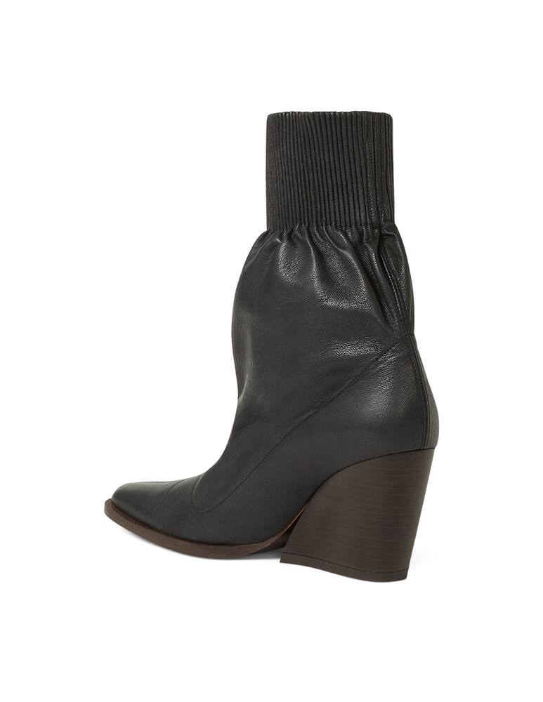 rinascente Kenzo Billow leather ankle boots