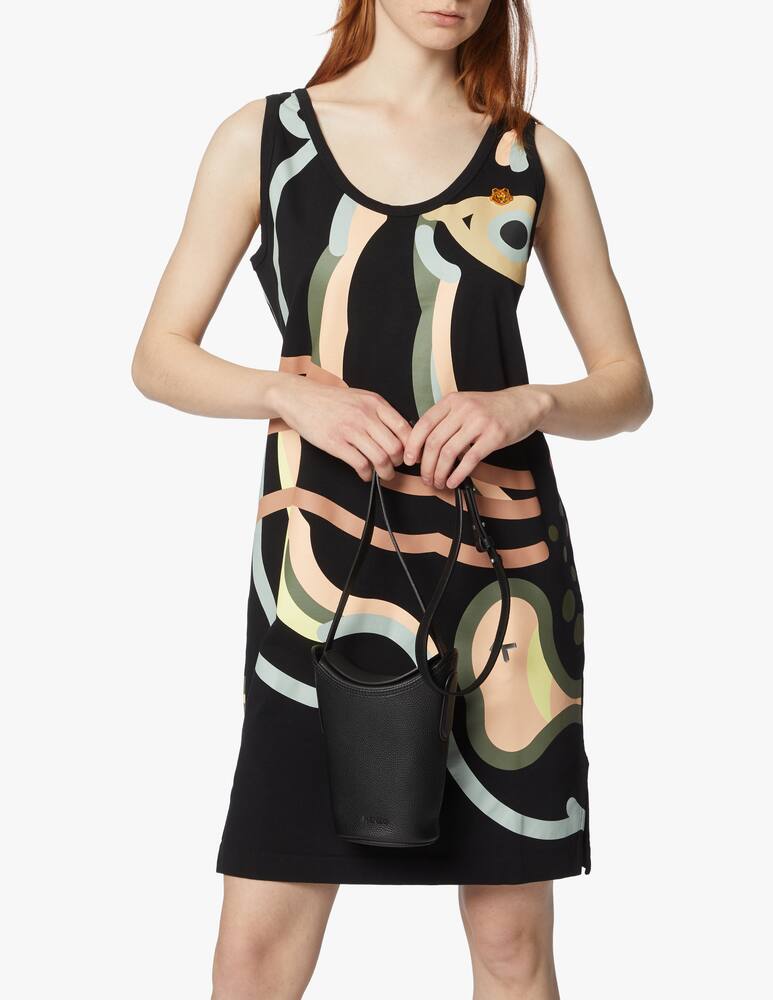 rinascente Kenzo Small Onda leather bucket bag