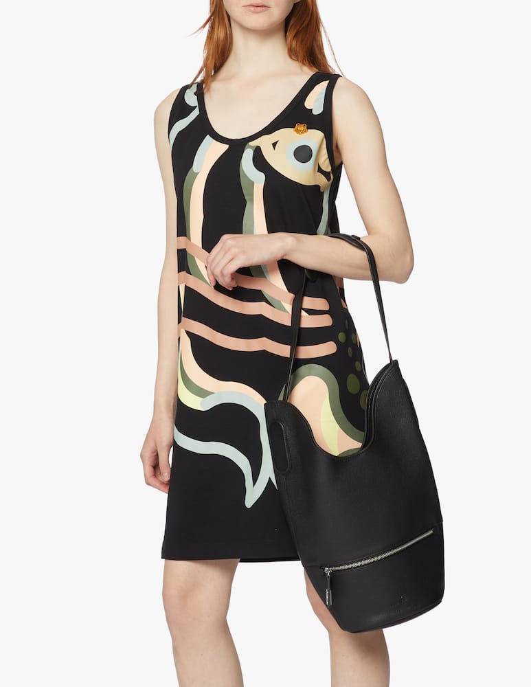 rinascente Kenzo Onda leather bucket bag