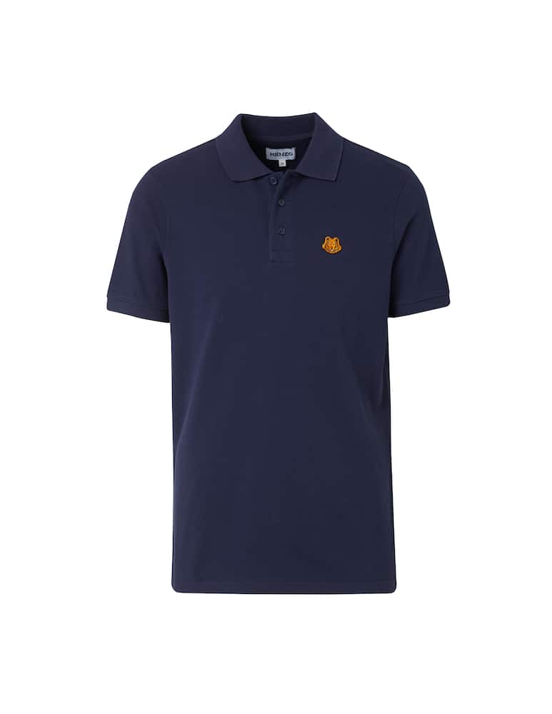 rinascente Kenzo Polo tiger crest - blu