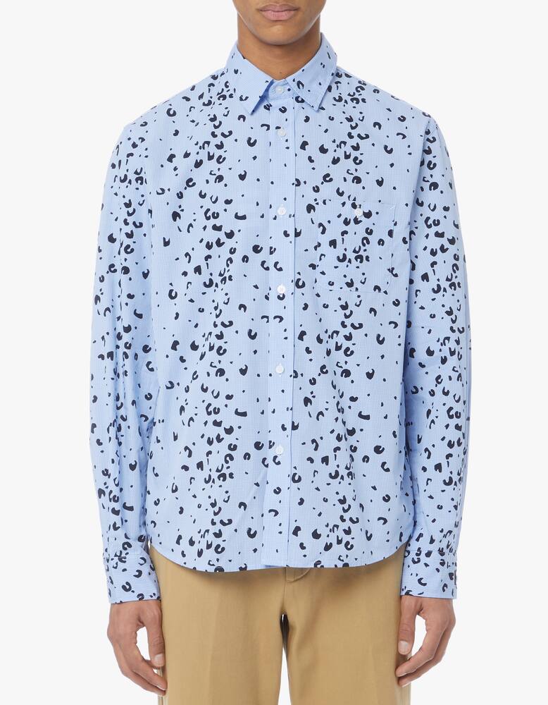 rinascente Kenzo Camicia over leopard