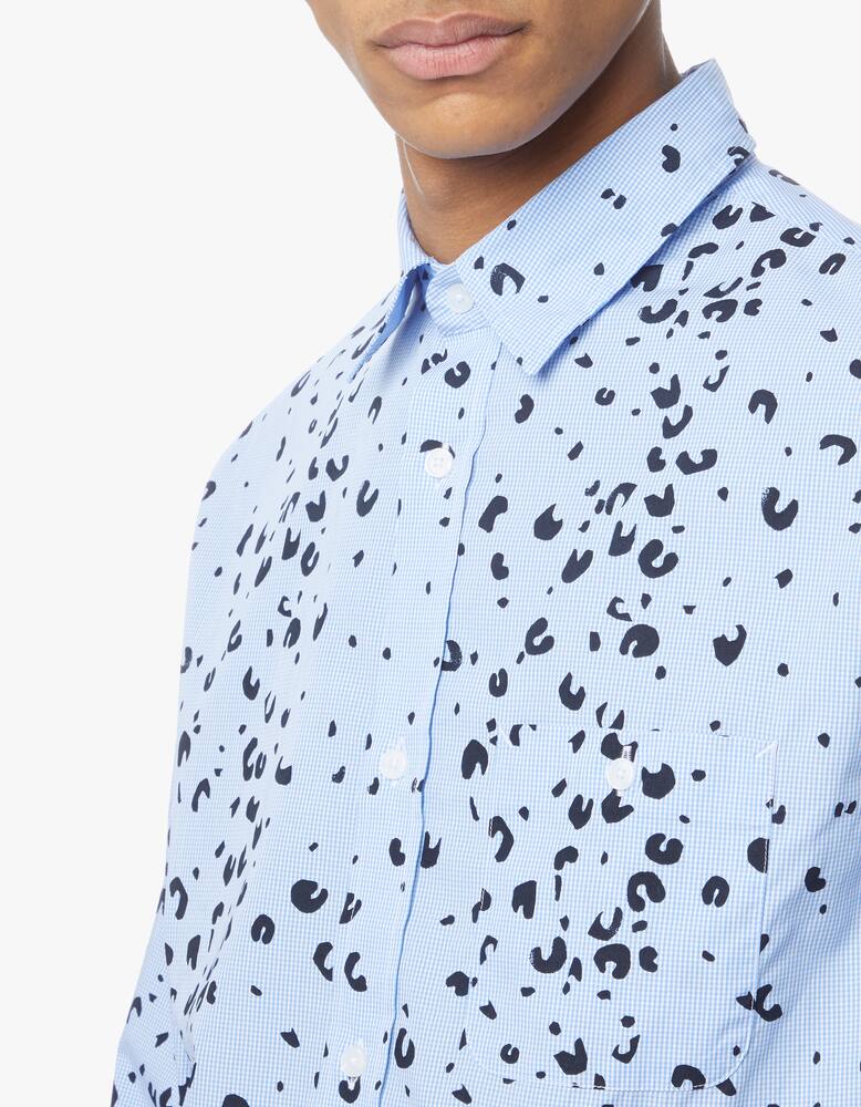 rinascente Kenzo Camicia over leopard