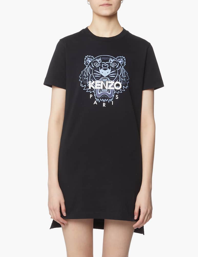 rinascente Kenzo Vestito corto con Tigre - nero