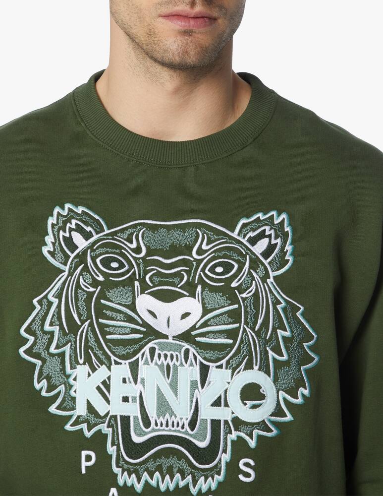 rinascente Kenzo Felpa tiger - verde