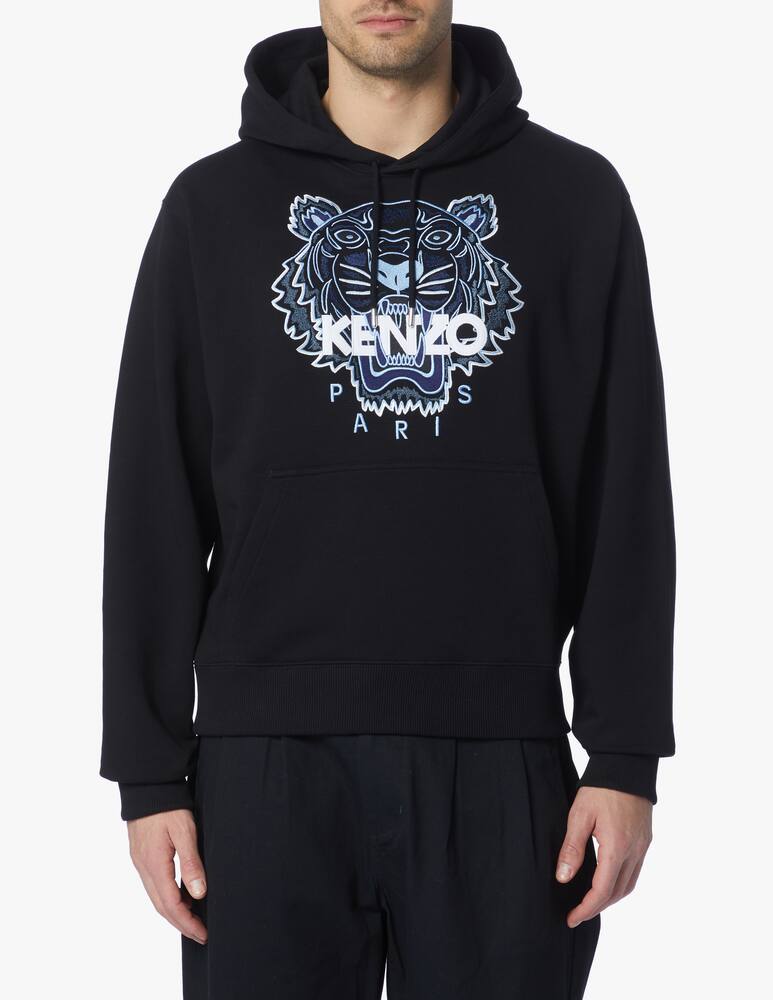 rinascente Kenzo Felpa con cappuccio tiger - nero