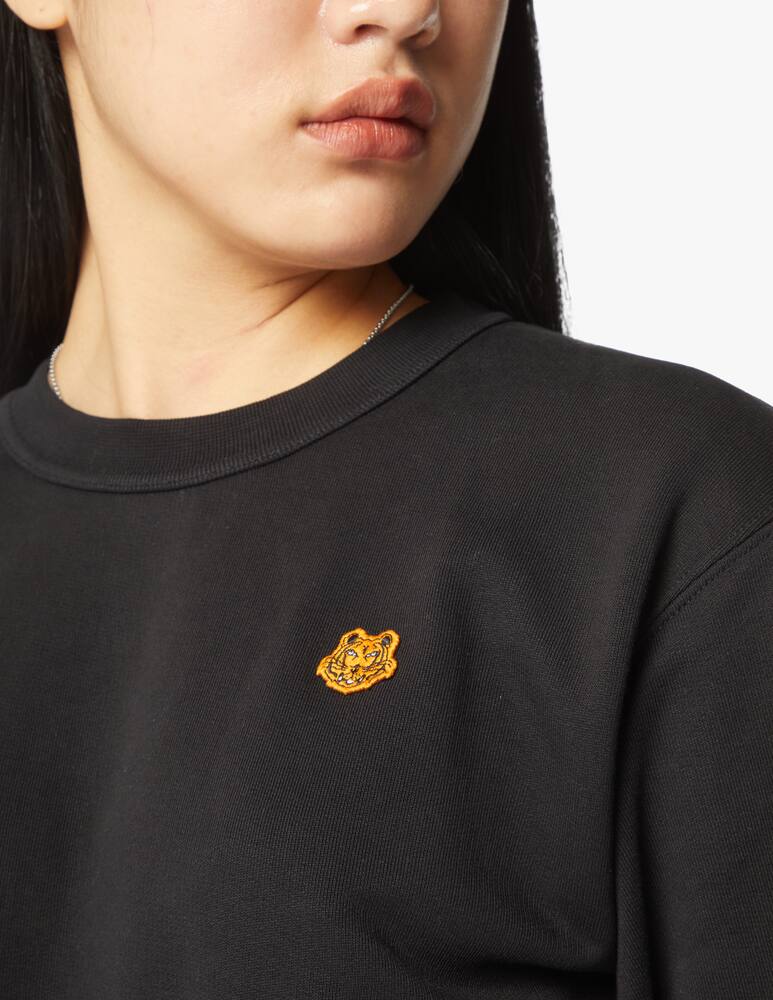 rinascente Kenzo Cotton sweatshirt Tiger Crest - black