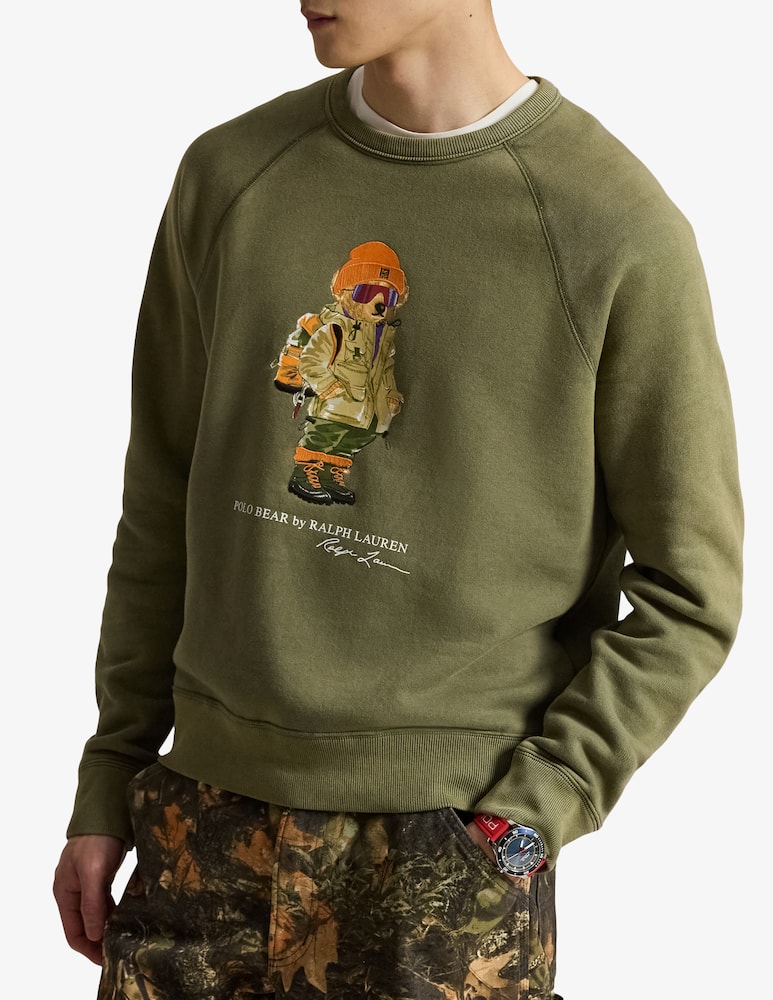rinascente Polo Ralph Lauren Bear climber sweatshirt