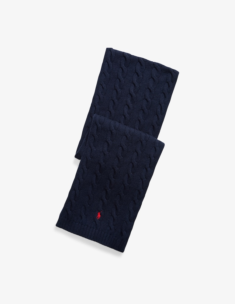 rinascente Polo Ralph Lauren Cable knit scarf