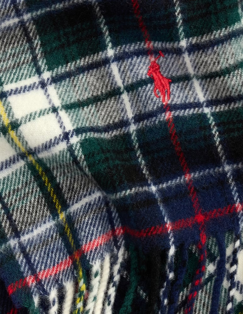 rinascente Polo Ralph Lauren Plaid oblong scarf