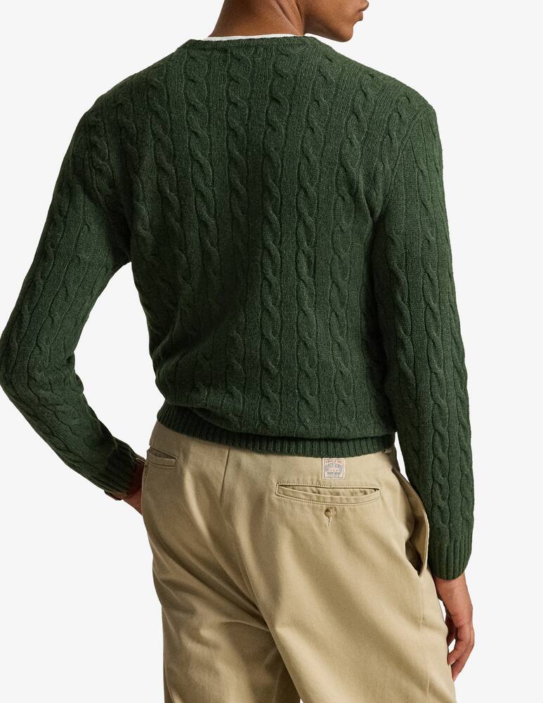 rinascente Polo Ralph Lauren Maglia girocollo cable in lana e cashmere
