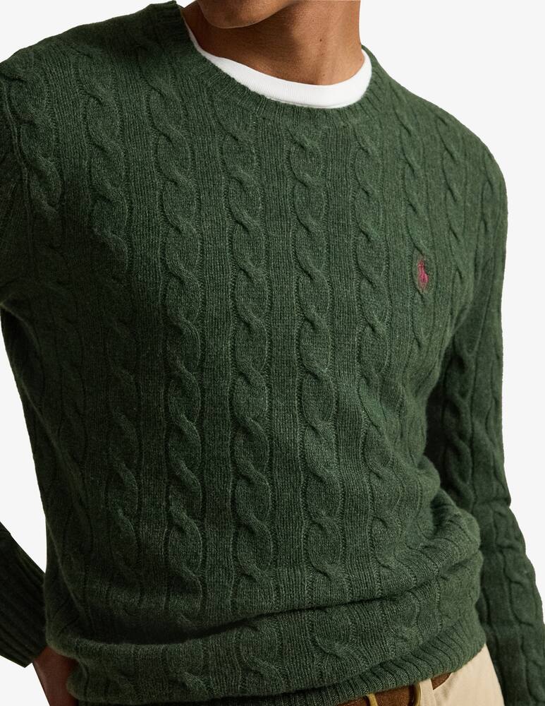 rinascente Polo Ralph Lauren Maglia girocollo cable in lana e cashmere