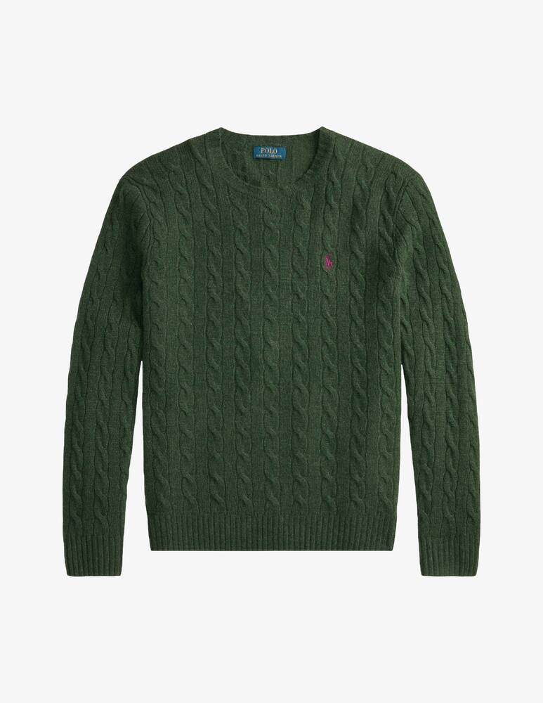 rinascente Polo Ralph Lauren Maglia girocollo cable in lana e cashmere