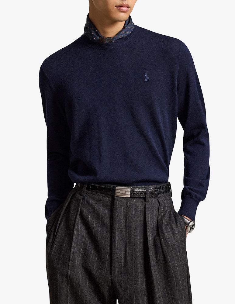 Polo Ralph Lauren Merino crewneck jumper - picture 1 Polo Ralph Lauren Merino crewneck jumper - picture 1