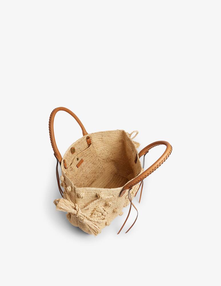 rinascente Gerard Darel 24GD Raphia tassel tote