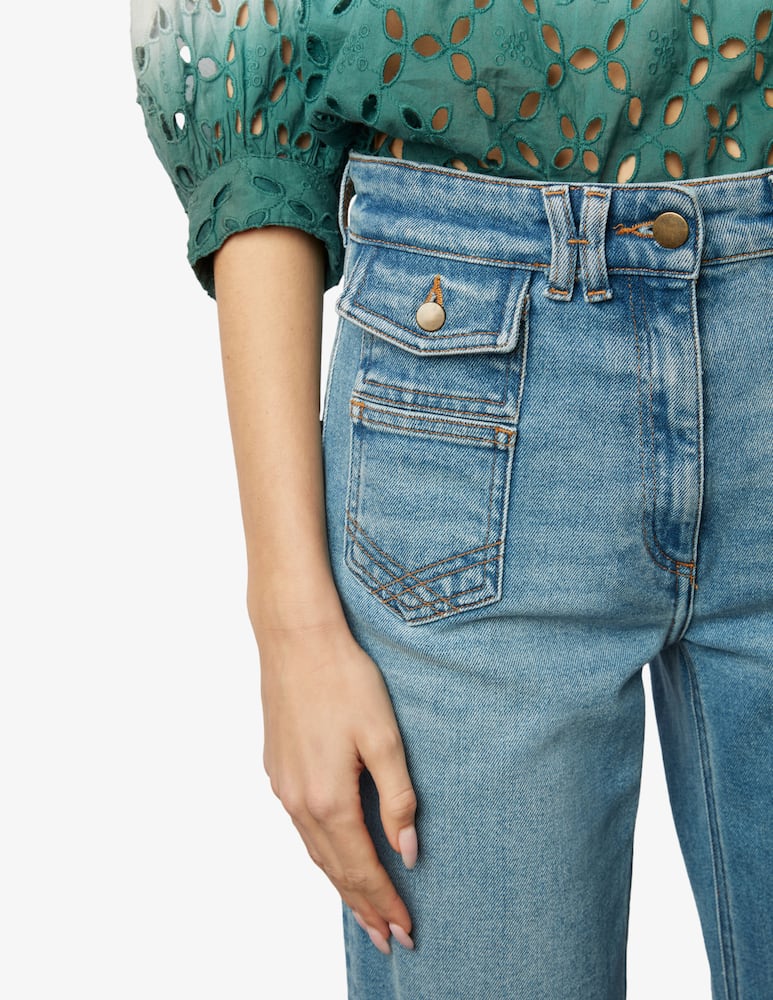 rinascente Gerard Darel Anna flare jeans 