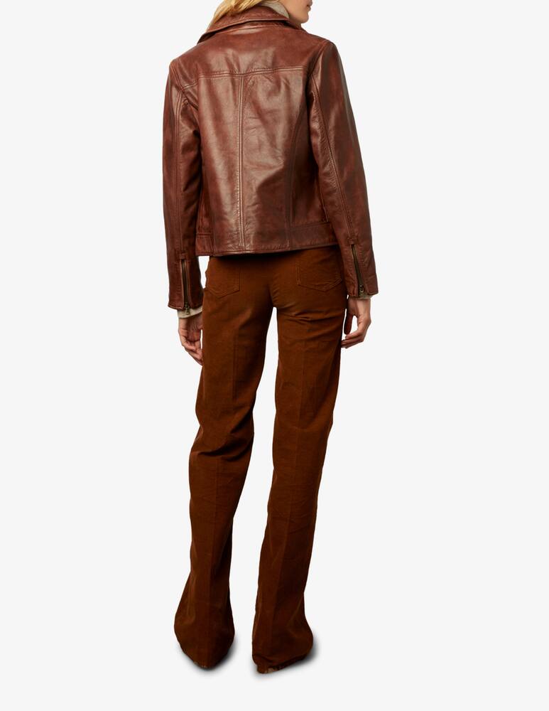 rinascente Gerard Darel Natsuni leather jacket  