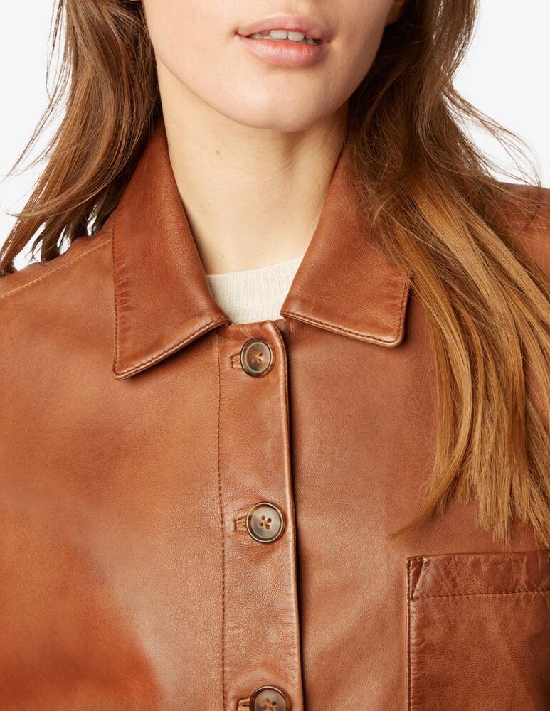 rinascente Gerard Darel Jocya leather jacket