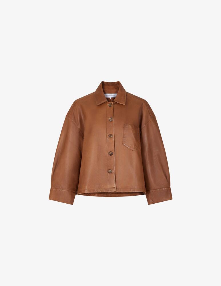 rinascente Gerard Darel Jocya leather jacket