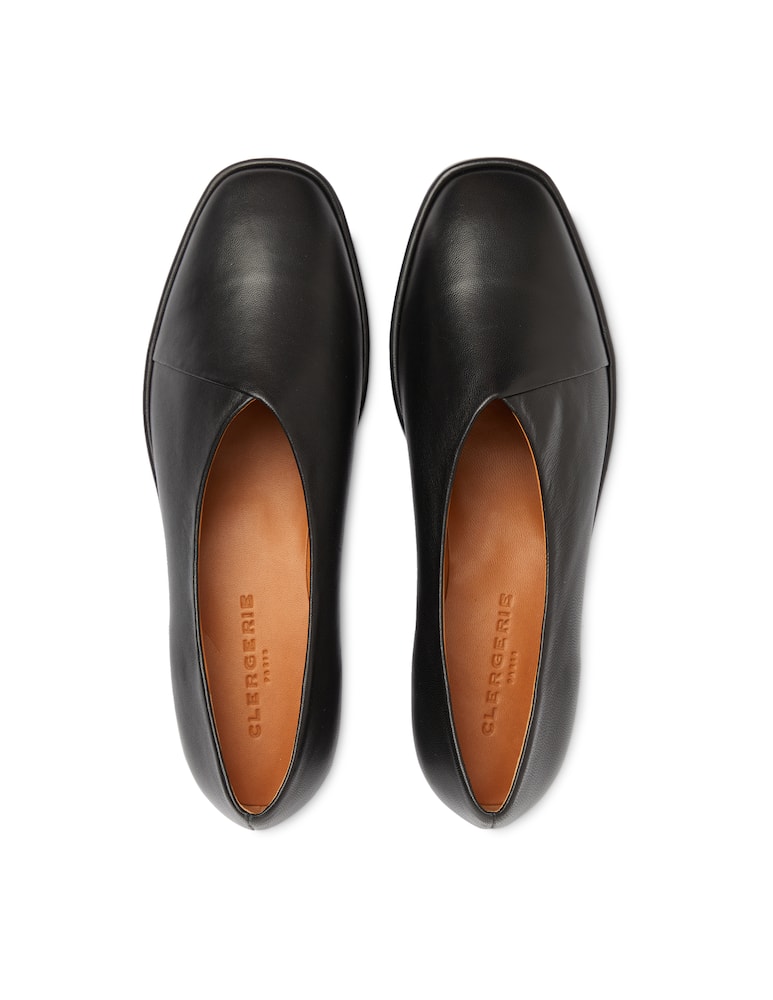 rinascente Clergerie Paris Oxane leather ballet flats