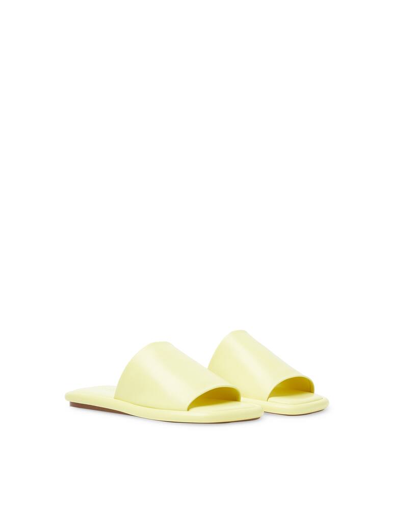 rinascente Clergerie Paris Leather slide Ezy - yellow