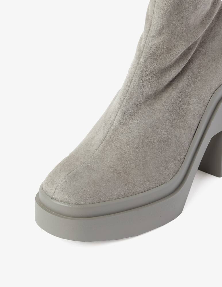 rinascente Clergerie Paris Nina boots strech suede - Grey