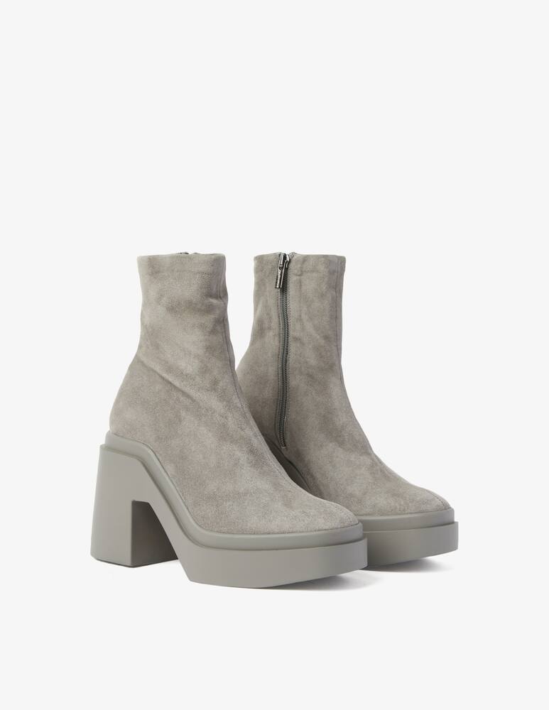 rinascente Clergerie Paris Nina boots strech suede - Grey