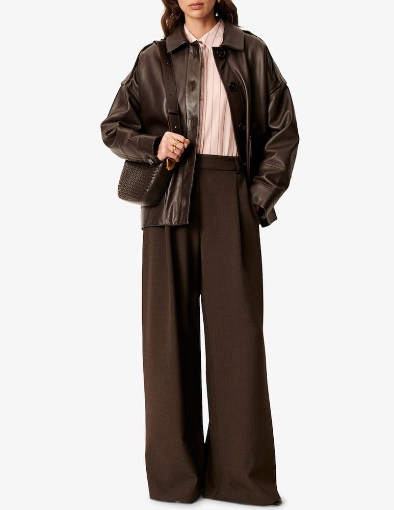 rinascente Sessùn Giacca over in finta pelle Harriboyd