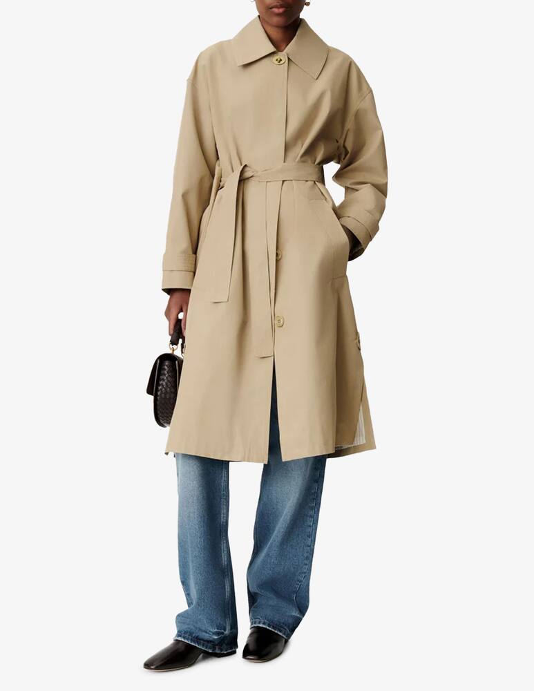 rinascente Sessùn Long belted trench coat