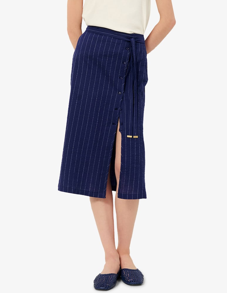rinascente Sessùn Ola pinstripe midi skirt