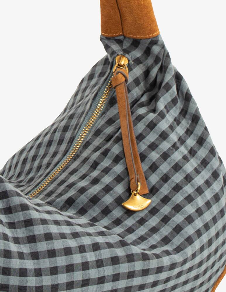 rinascente Sessùn Checked cotton shoulder bag