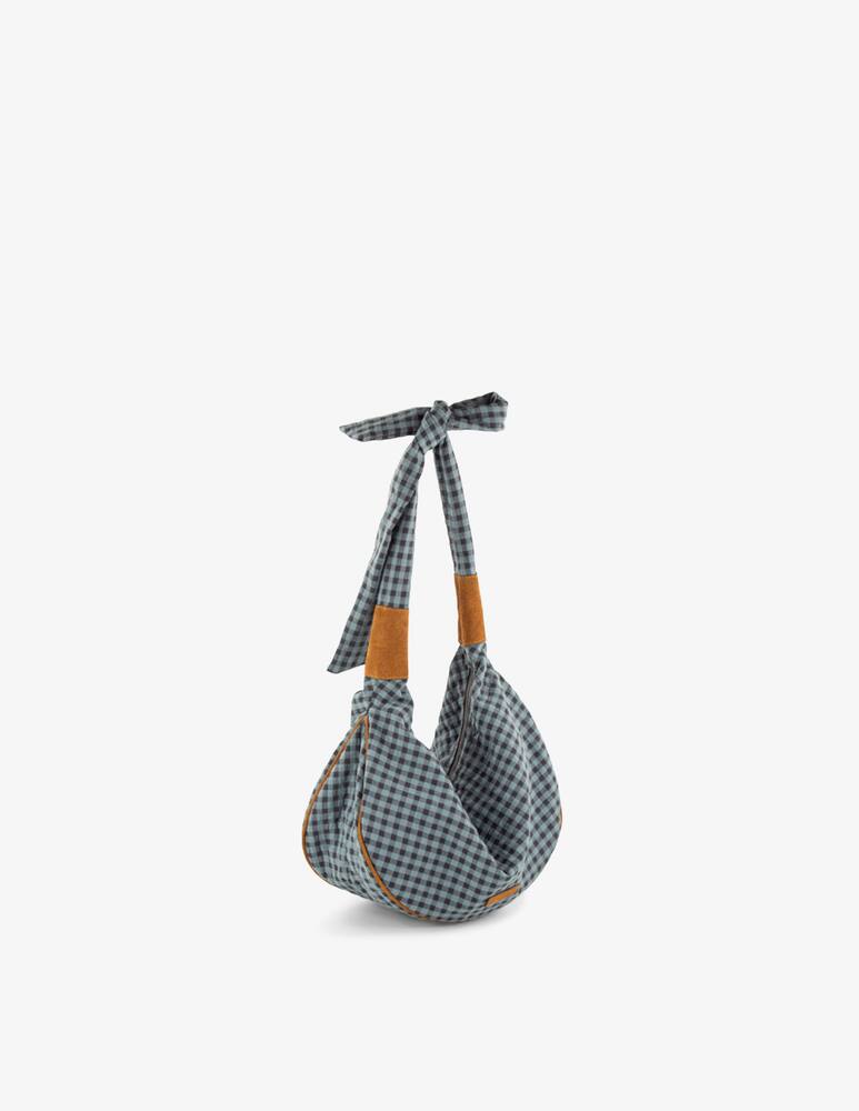 rinascente Sessùn Checked cotton shoulder bag