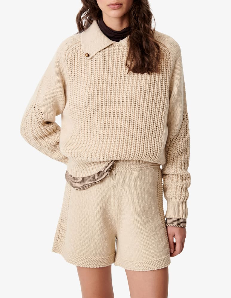 Sessùn Pullover polo in maglia Afang - immagine 1 Sessùn Pullover polo in maglia Afang - immagine 1