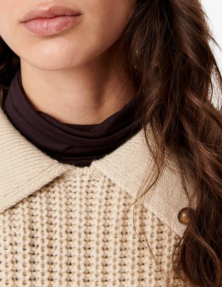 Sessùn Pullover polo in maglia Afang - immagine 4 Sessùn Pullover polo in maglia Afang - immagine 4