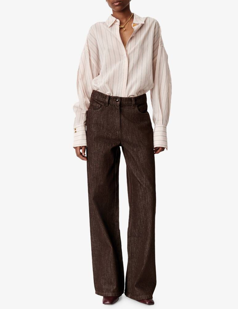 Sessùn Jeans straight a gamba ampia - immagine 1