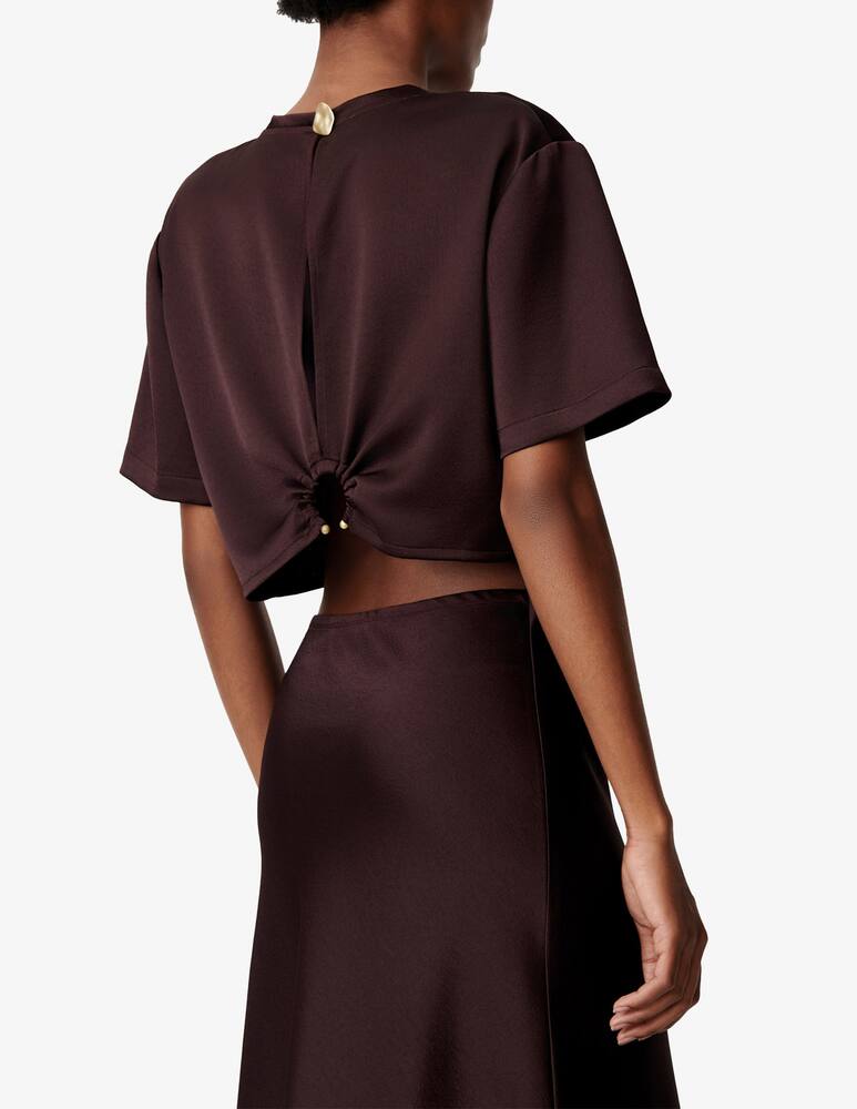 rinascente Sessùn Mocambo satin t-shirt