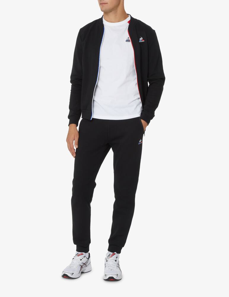 rinascente Le Coq Sportif Maglietta manica corta banda tricolore manica - Bianco