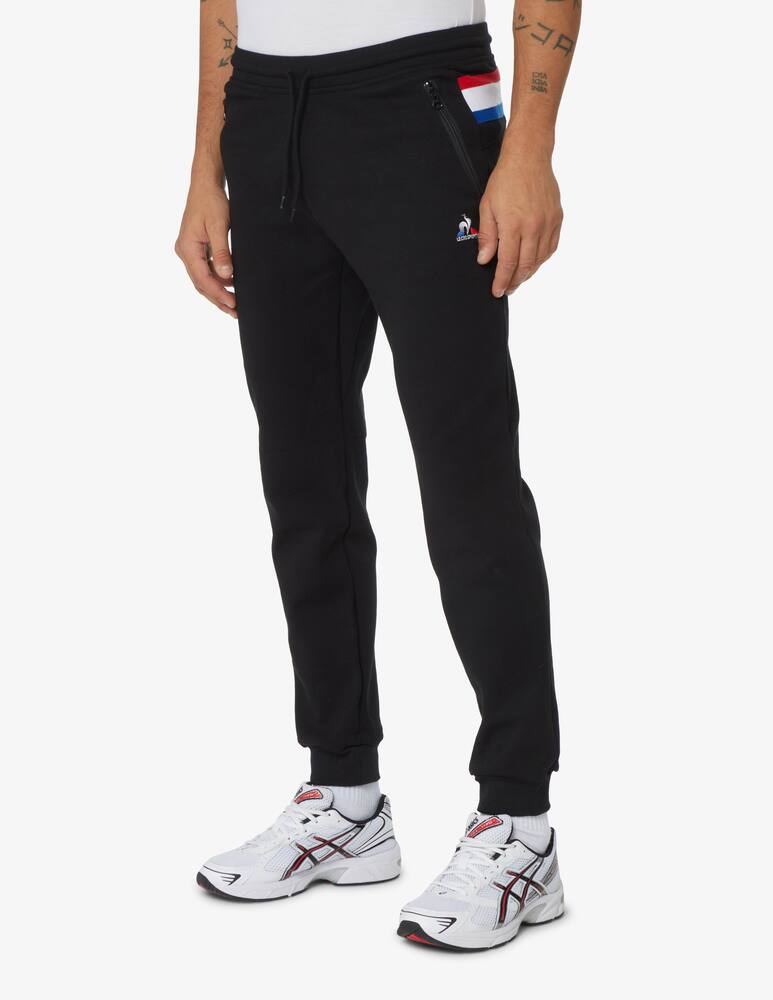 rinascente Le Coq Sportif Pantalone tuta banda tricolore slim - Nero