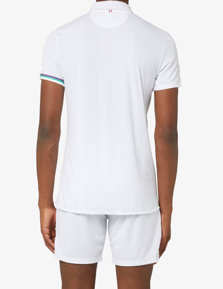 Le Coq Sportif Tennis wimbledon polo - White - picture 3 Le Coq Sportif Tennis wimbledon polo - White - picture 3