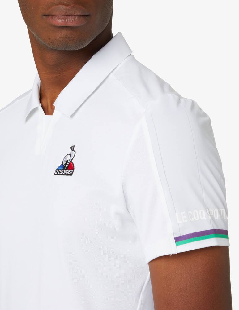 Le Coq Sportif Tennis wimbledon polo - White - picture 4 Le Coq Sportif Tennis wimbledon polo - White - picture 4