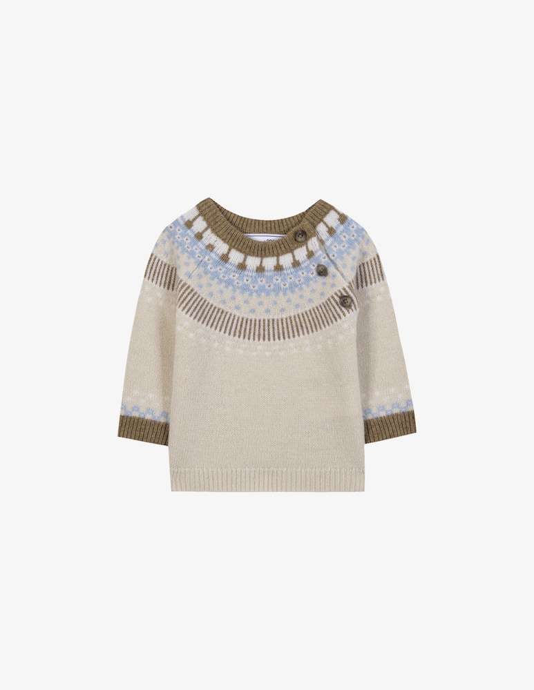 Tartine et chocolat Fair isle knit jumper - picture 1 Tartine et chocolat Fair isle knit jumper - picture 1
