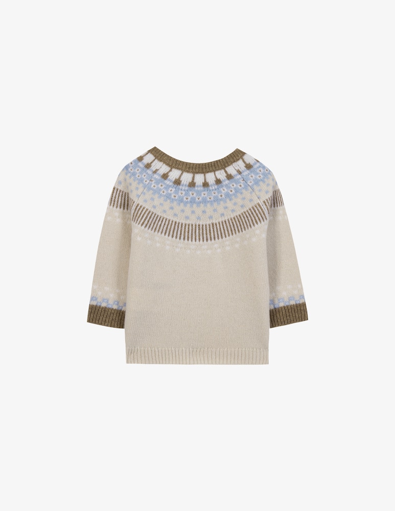 Tartine et chocolat Fair isle knit jumper - picture 2 Tartine et chocolat Fair isle knit jumper - picture 2