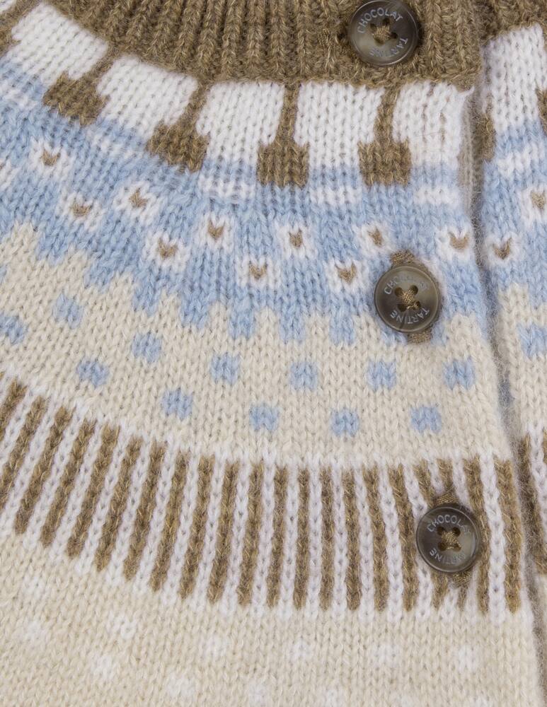 rinascente Tartine et chocolat Maglione tricot con bottoni
