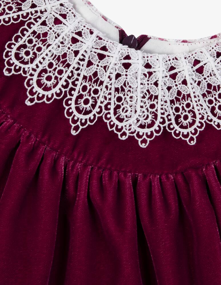 rinascente Tartine et chocolat Lace collar dress