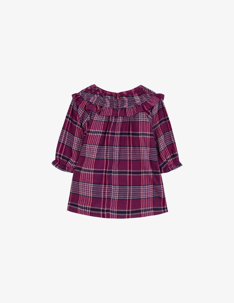 rinascente Tartine et chocolat Abito a quadri con ricami