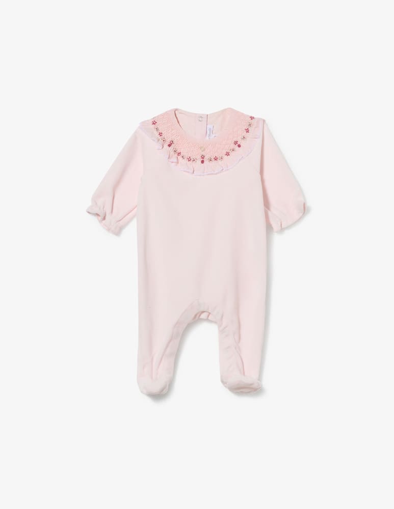 rinascente Tartine et chocolat Embroidered collar sleepsuit