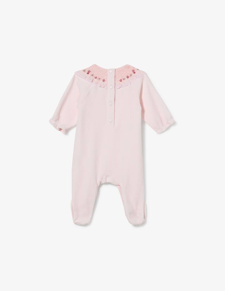 rinascente Tartine et chocolat Embroidered collar sleepsuit